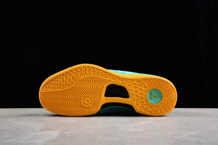 nike kobe 8 system green glow laser orange 555035-304