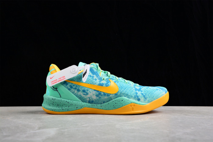 nike kobe 8 system green glow laser orange 555035-304