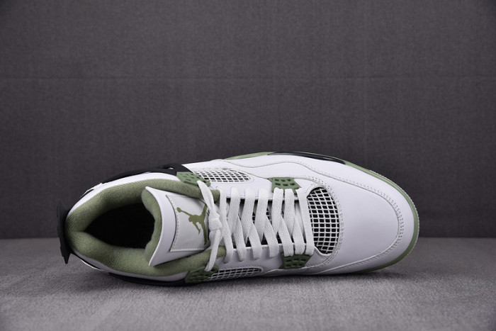 air jordan 4 wmns “oil green” aq9129-103