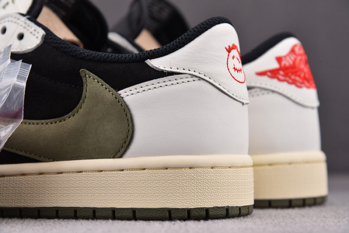 travis scott x air jordan 1 low og “olive” dz4137-106
