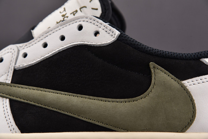 travis scott x air jordan 1 low og “olive” dz4137-106