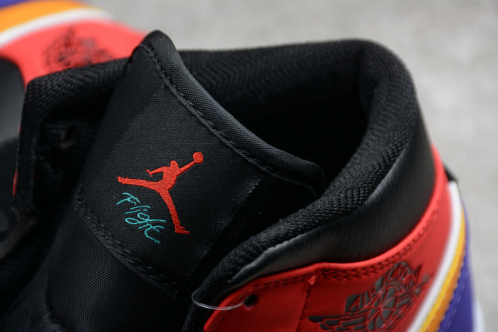 air jordan 1 mid multi-color 554724-125