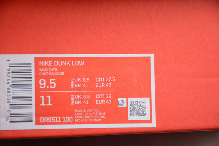 nike dunk low world champ dr9511-100