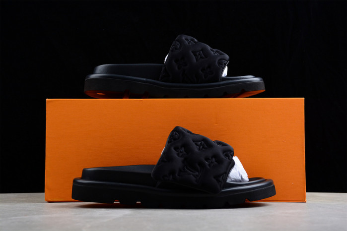 l&v slipper black 20