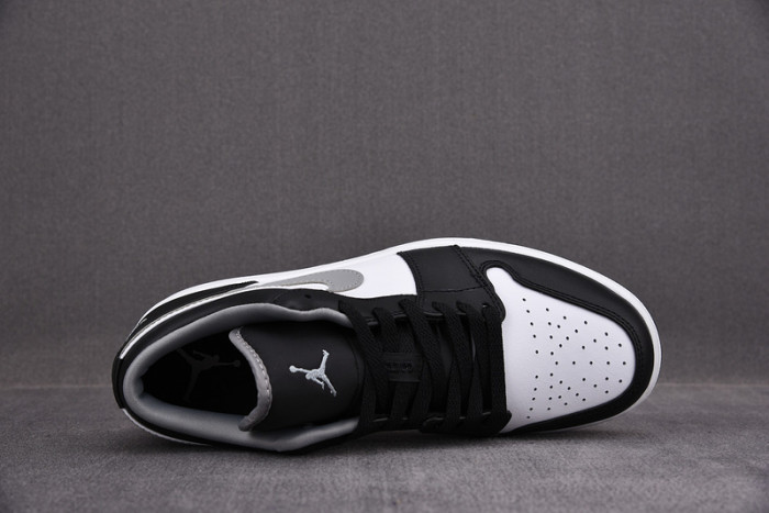 air jordan 1 low black white grey 558553-040
