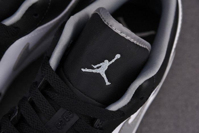 air jordan 1 low black white grey 558553-040