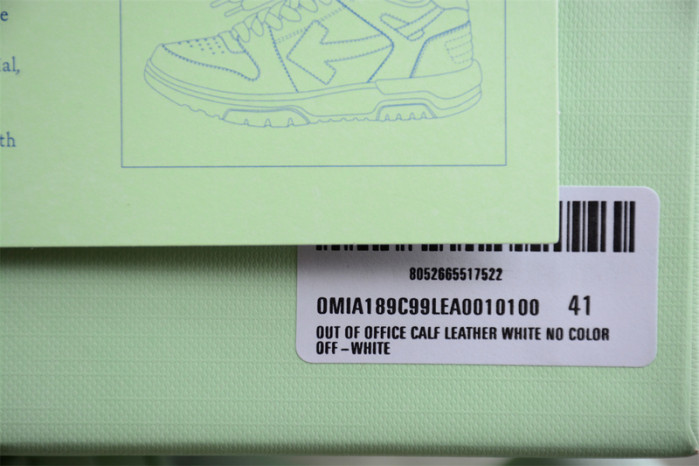 OFW Out Of Office "OOO" Low White White OWIA259C99LEA0010100