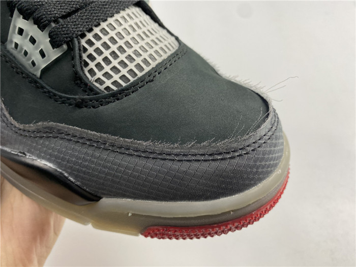 ofw x air jordan 4 “bred” black/red cv9388-001