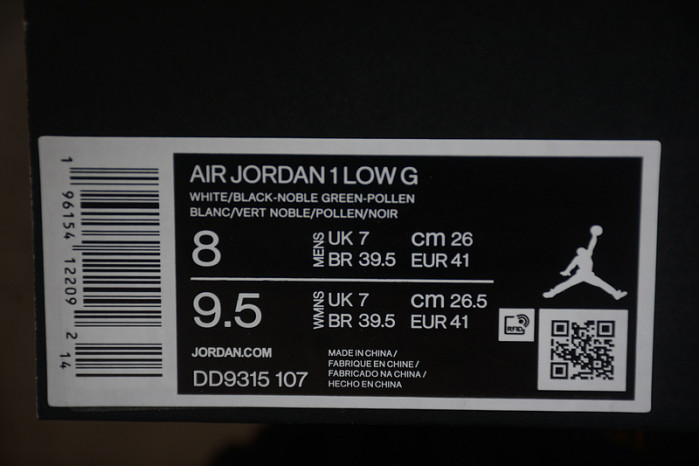 air jordan 1 retro low golf noble green dd9315-107