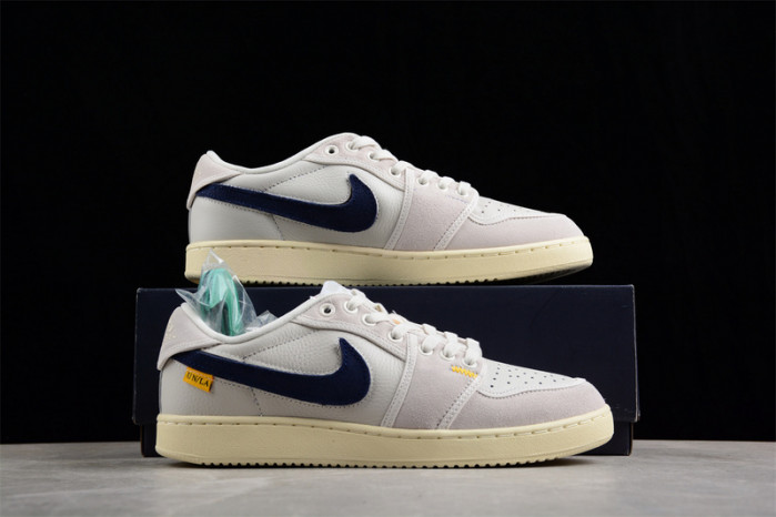 air jordan 1 retro ajko low sp union sail leather dz4864-100