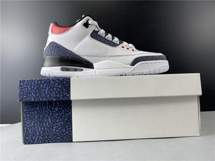 air jordan 3 retro denim "fire red" cz6431-100