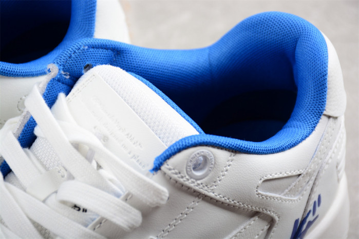 OW Out Of Office OOO Low Tops For Walking White Royal Blue OMIA189C99LEA0050142