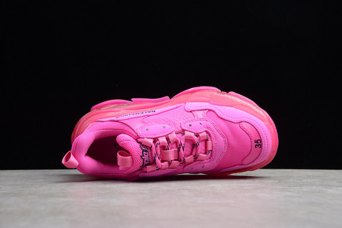 triples trainer clear sole sneakers 3000014