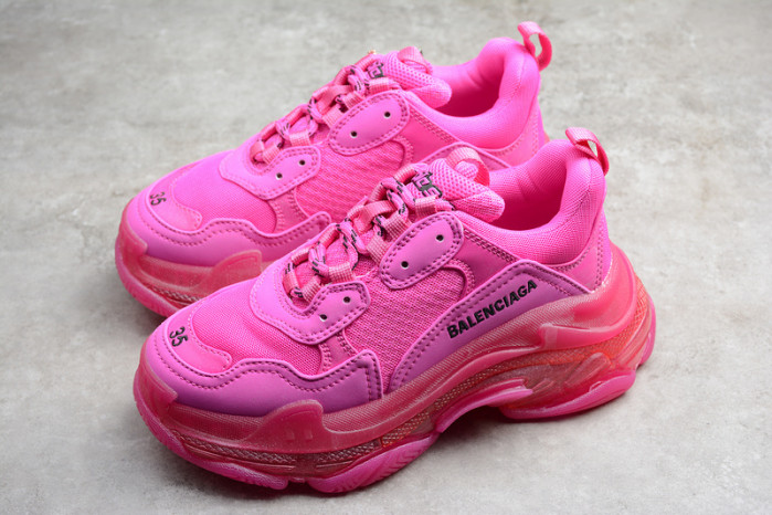 triples trainer clear sole sneakers 3000014