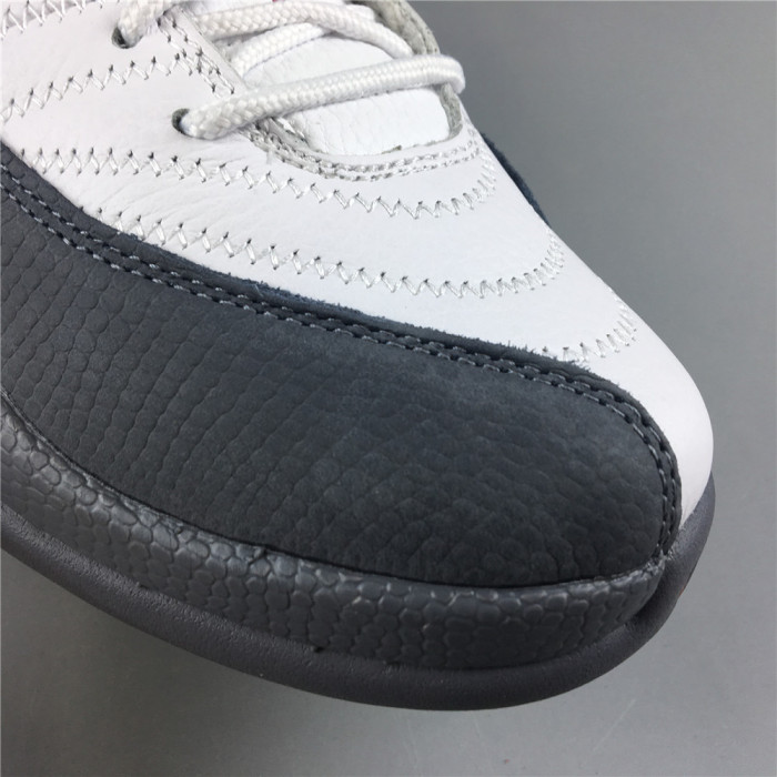 air jordan 12 gs white / dark grey 153265-160