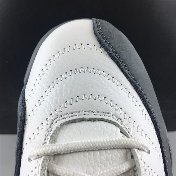 air jordan 12 gs white / dark grey 153265-160