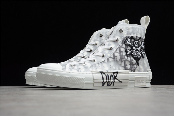 b23 oblique high top sneakers white t004801-1070