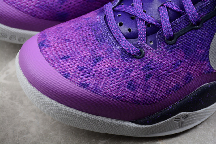 nike kobe 8 playoffs purple platinum 555035-500