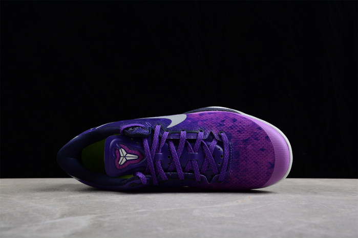 nike kobe 8 playoffs purple platinum 555035-500