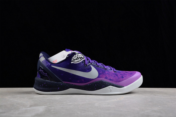 nike kobe 8 playoffs purple platinum 555035-500