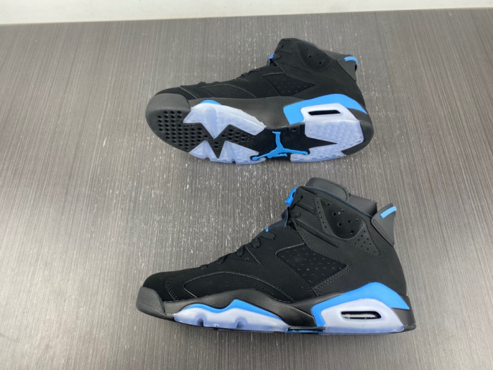 air jordan 6 retro “university blue” mens 384664-006