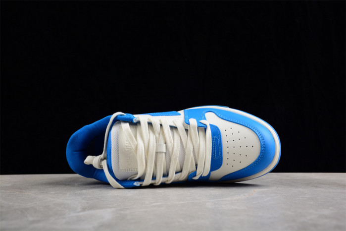 OFW Out Of Office OOO Low Tops White Blue OMIA189F22LEA0014501