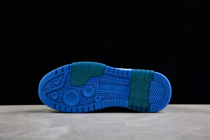 OFW Out Of Office OOO Low Tops White Blue OMIA189F22LEA0014501