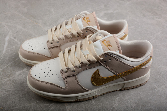 nike dunk low phantom metallic gold dx5930-001