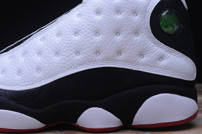 air jordan 13 retro "he got game" white/ black-true red 309259-104