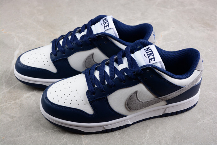 nike dunk low summit white midnight navy fd9749-400