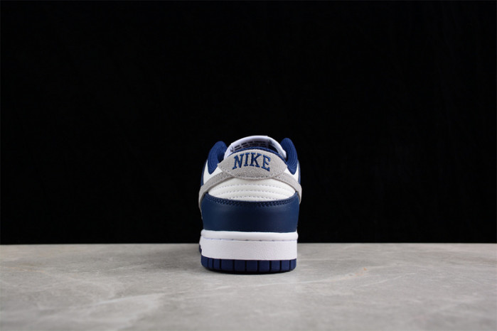 nike dunk low summit white midnight navy fd9749-400