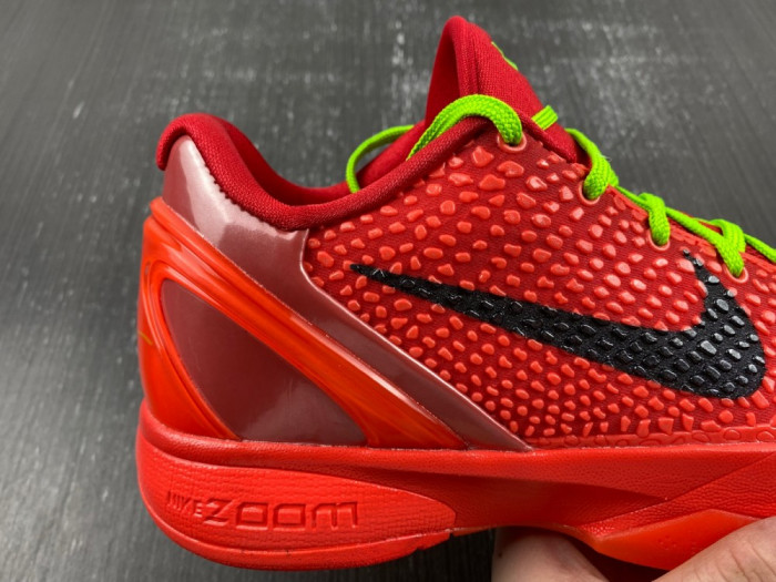 nike kobe 6 protro ‘reverse grinch’ fv4921-600
