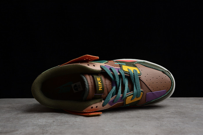 nike dunk low scrap archeo brown db0500-200